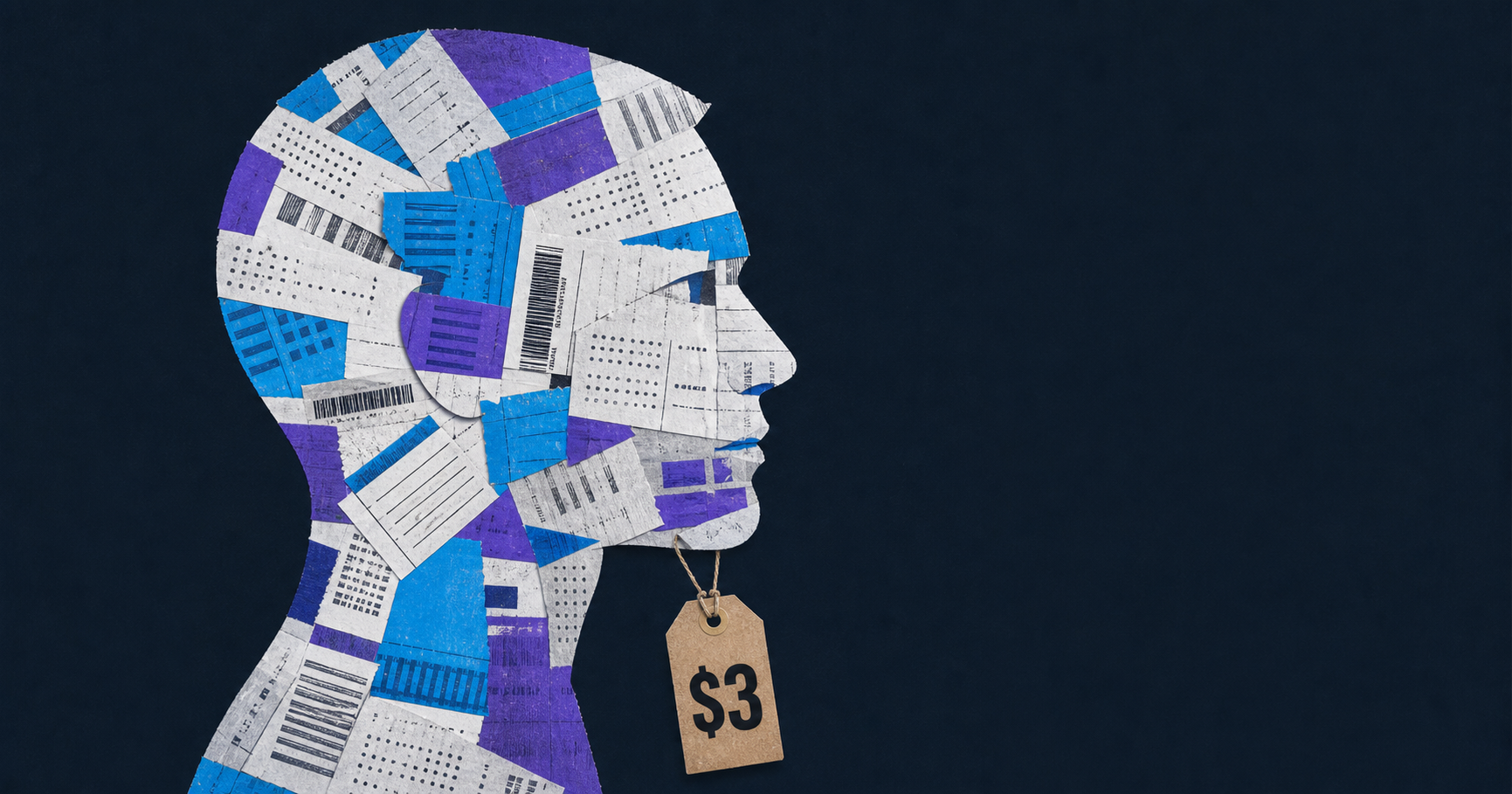 You are worth 3 bucks to a data broker - how AI memory turns a three-dollar broker profile into a thousand times more