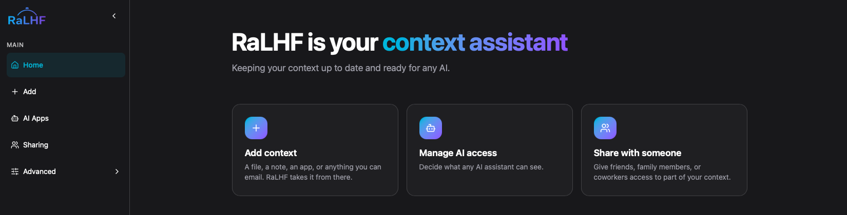 RaLHF app